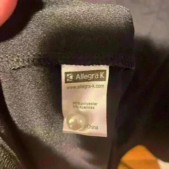 Women’s juniors Allegra K brand short black dress with white collar NWOT size‎ S - Picture 9 of 9